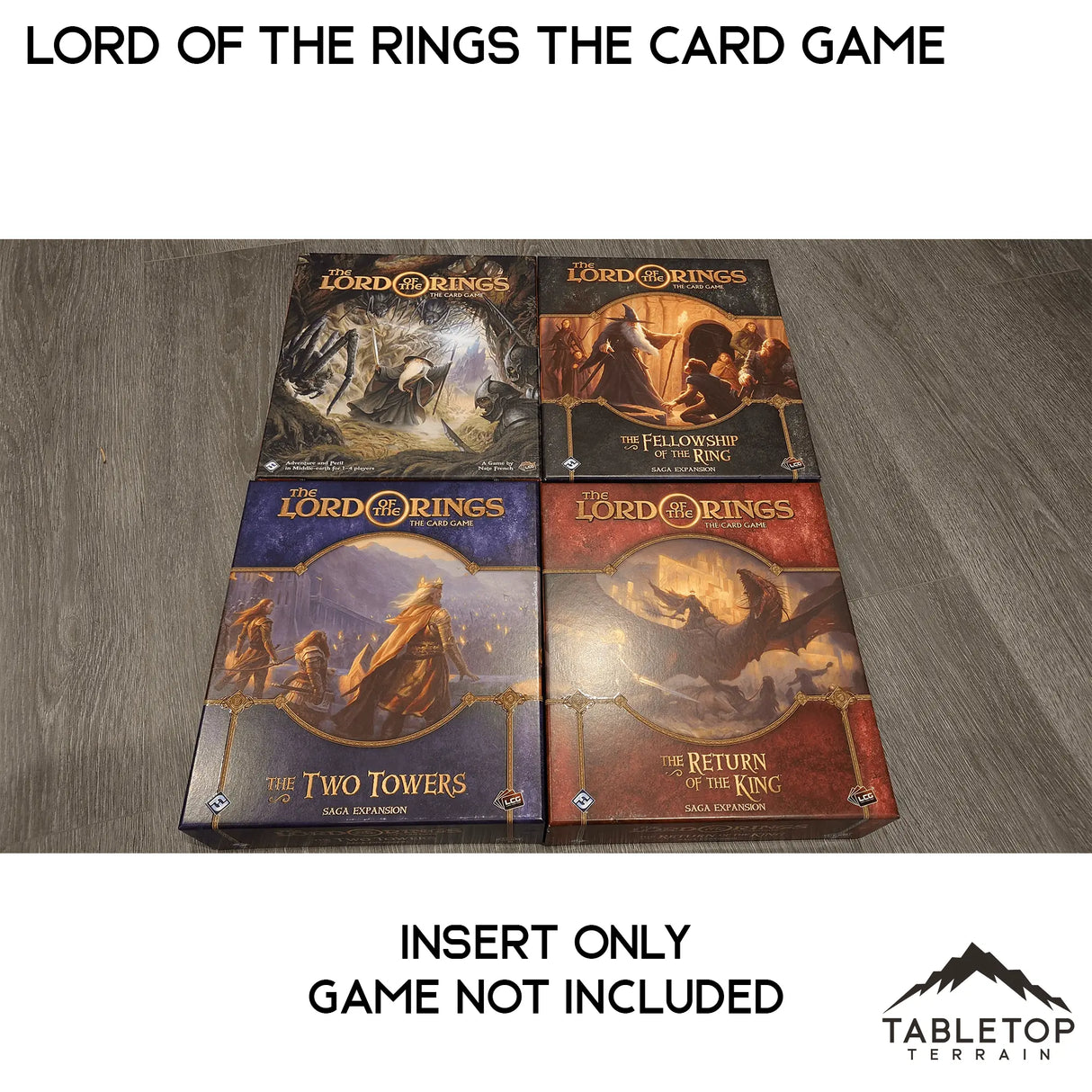 Tabletop Terrain Board Game Insert Lord of the Rings - The Card Game (Revised Edition) Board Game Insert/Organizer