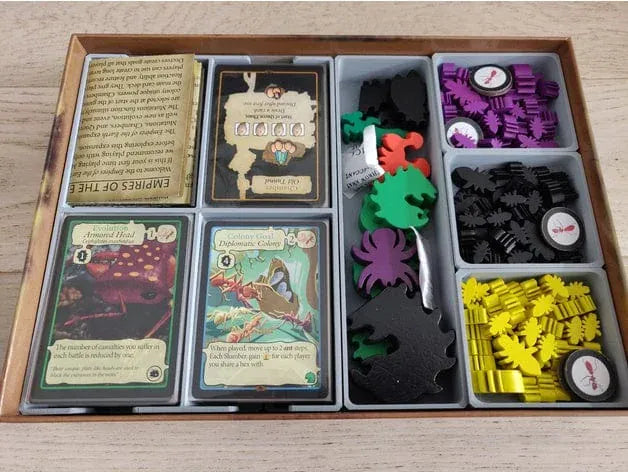 Tabletop Terrain Board Game Insert March of the Ants + Expansions Board Game Insert / Organizer
