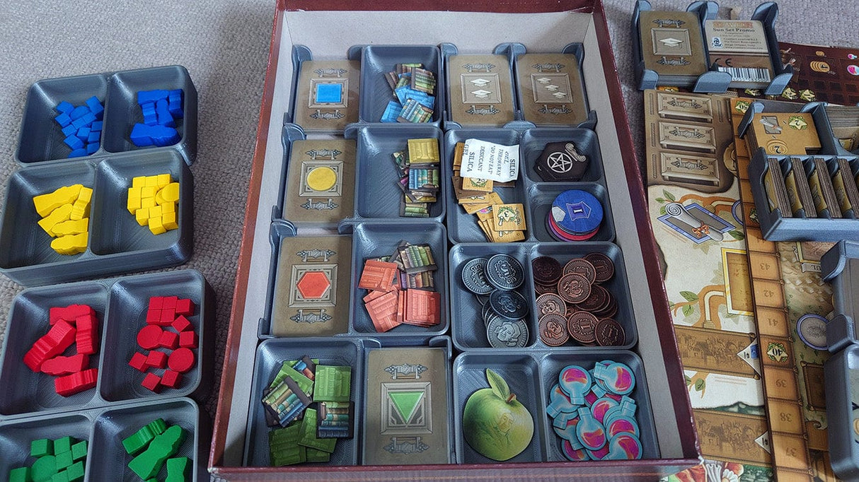 Tabletop Terrain Board Game Insert Newton + Great Discoveries Board Game Insert / Organizer