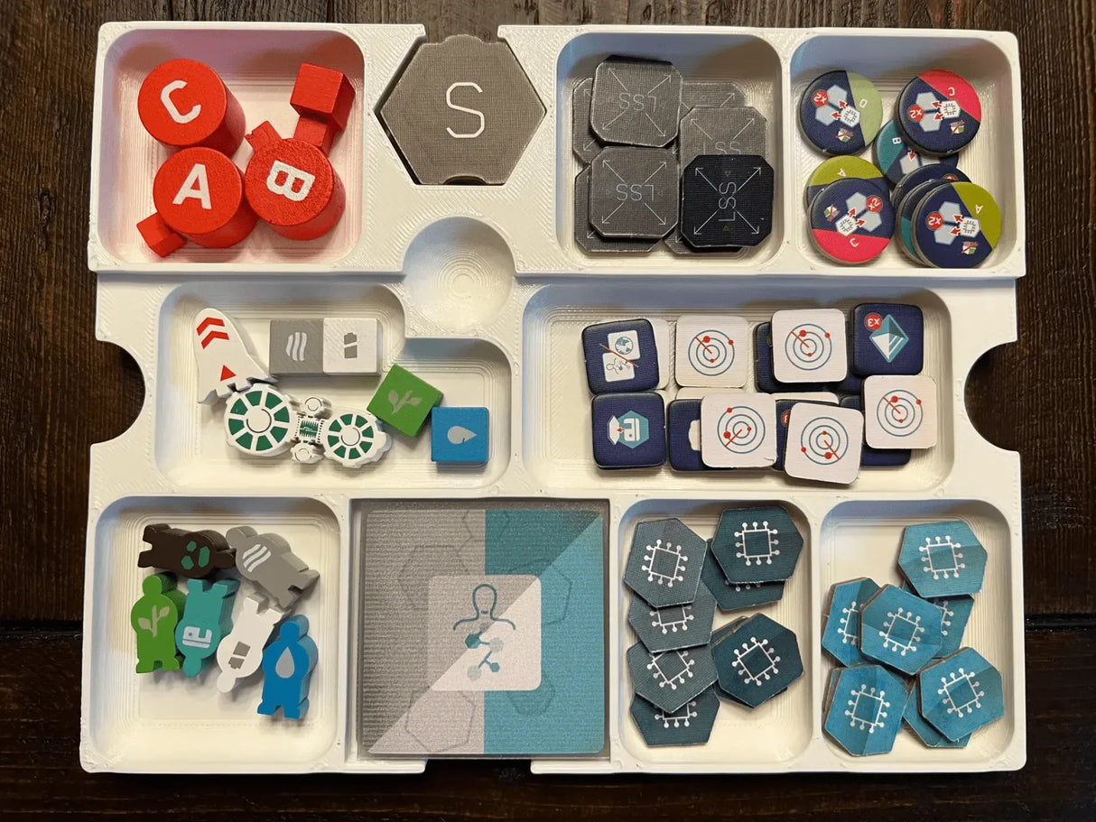 Tabletop Terrain Board Game Insert On Mars (Lacerda) Board Game Insert / Organizer