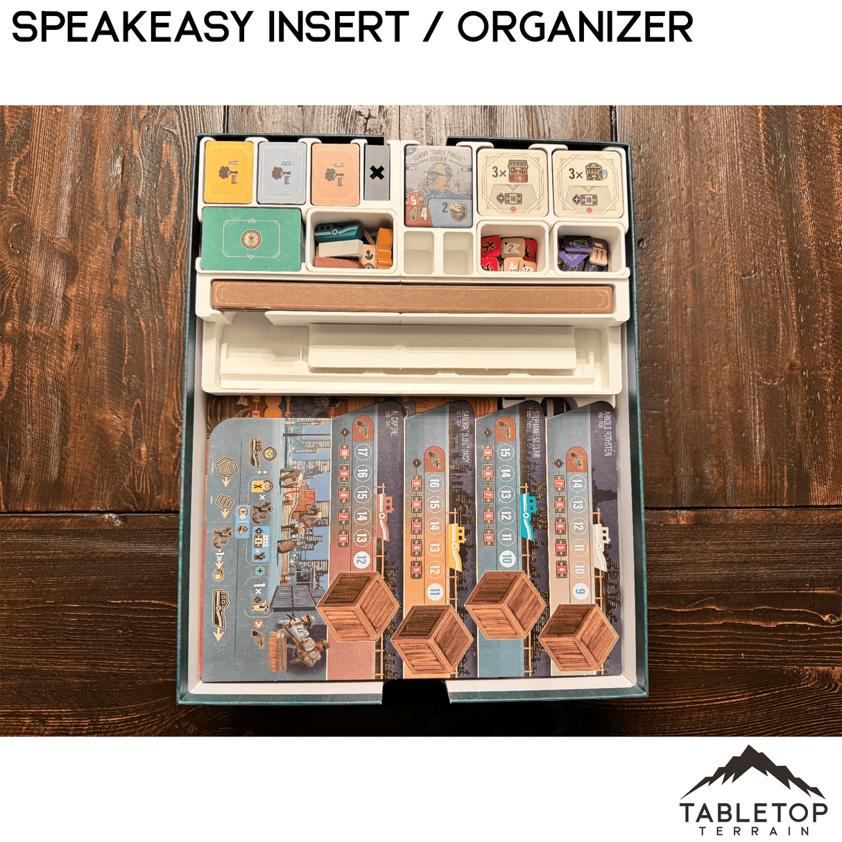 Tabletop Terrain Board Game Insert Speakeasy Insert / Organizer