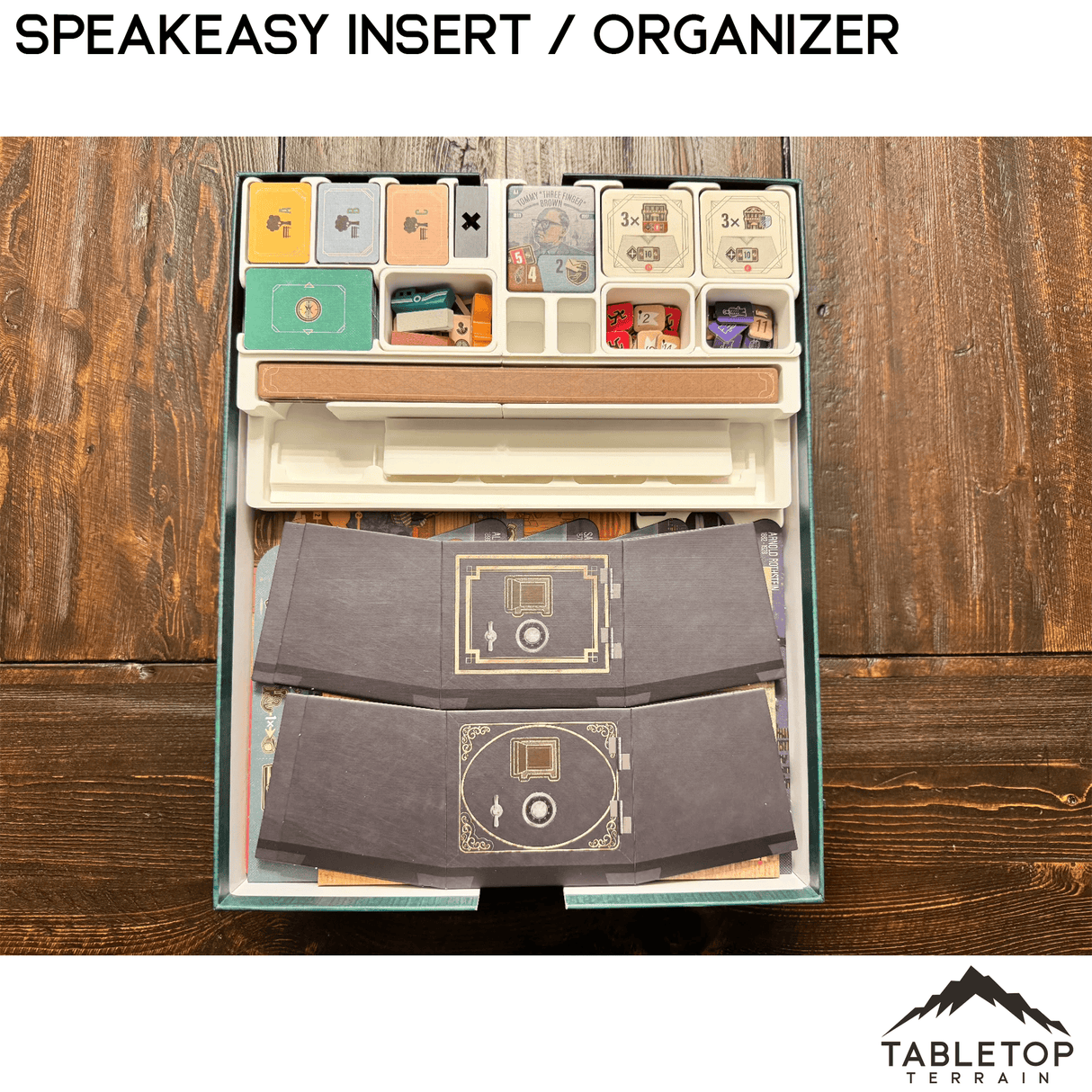 Tabletop Terrain Board Game Insert Speakeasy Insert / Organizer