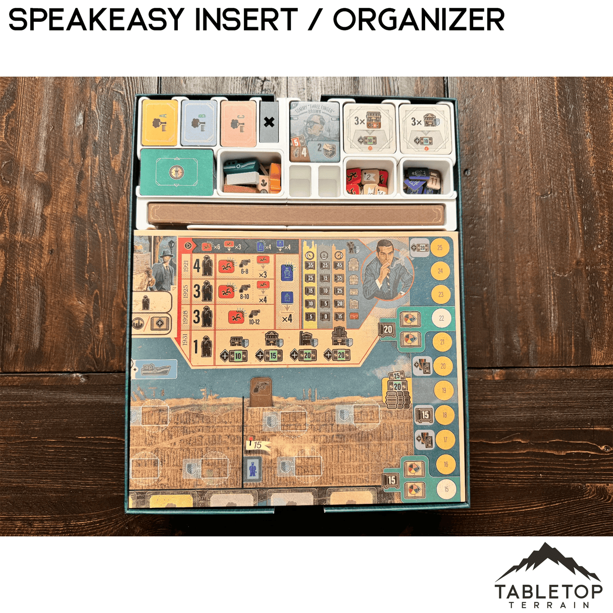 Tabletop Terrain Board Game Insert Speakeasy Insert / Organizer