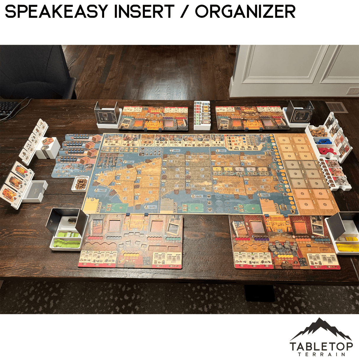 Tabletop Terrain Board Game Insert Speakeasy Insert / Organizer