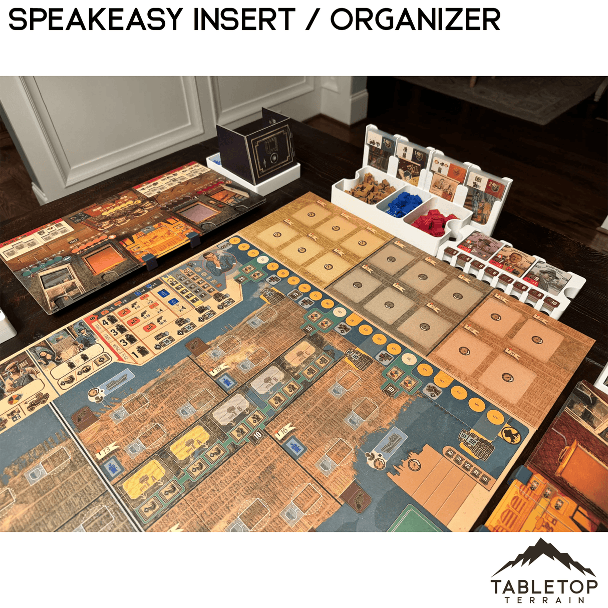 Tabletop Terrain Board Game Insert Speakeasy Insert / Organizer