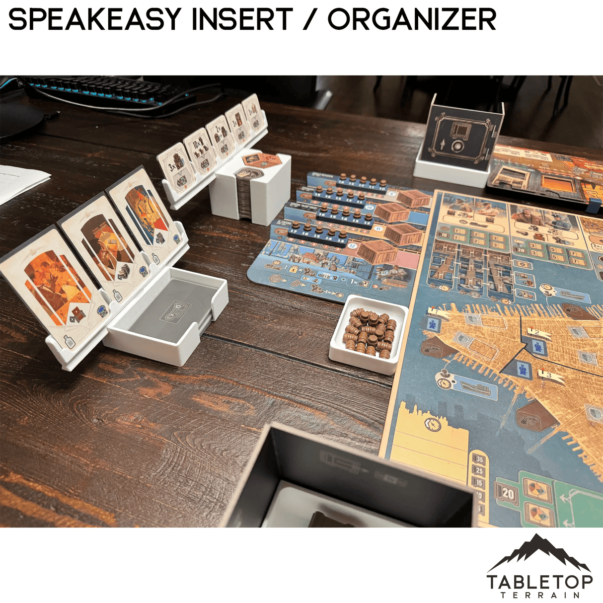 Tabletop Terrain Board Game Insert Speakeasy Insert / Organizer