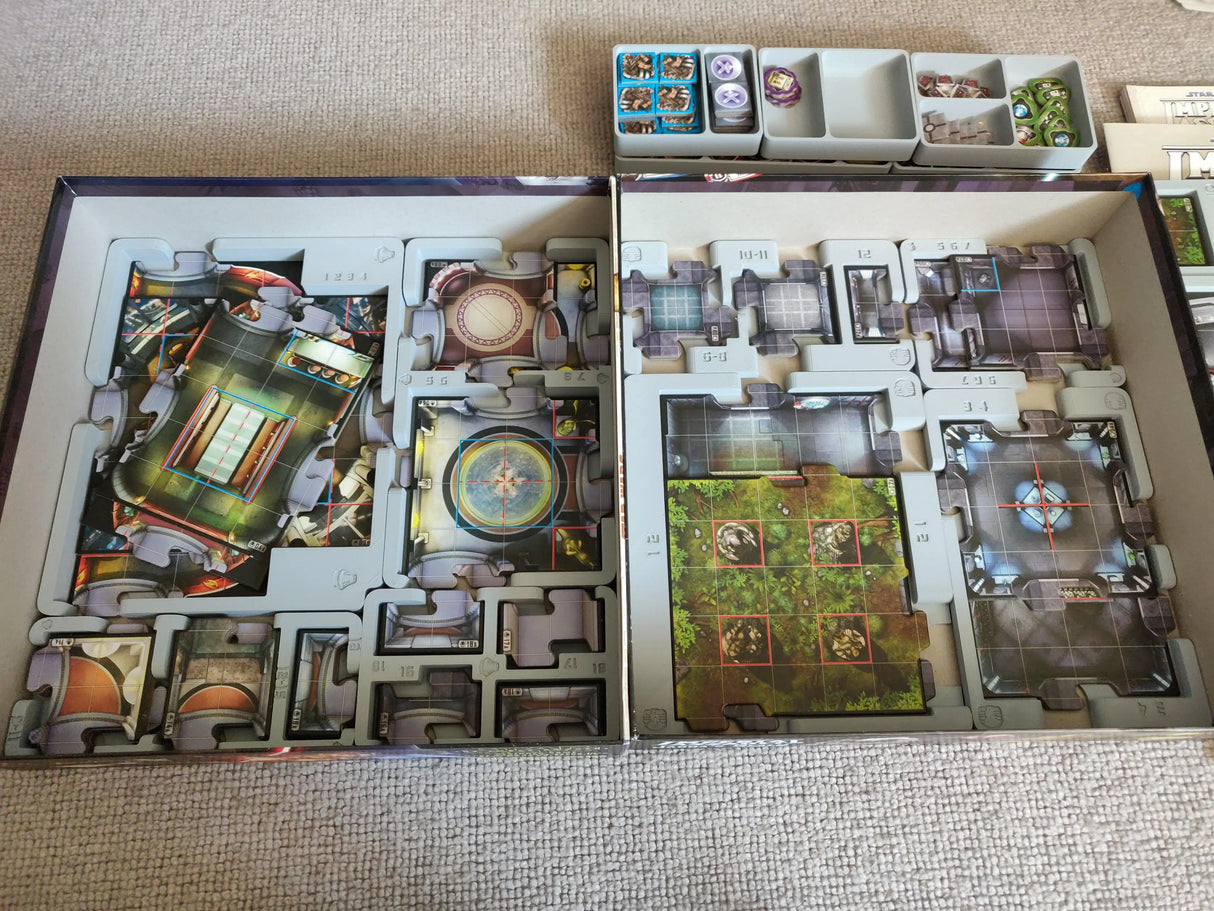 Tabletop Terrain Board Game Insert Star Wars Imperial Assault Map Tile Board Game Insert / Organizer