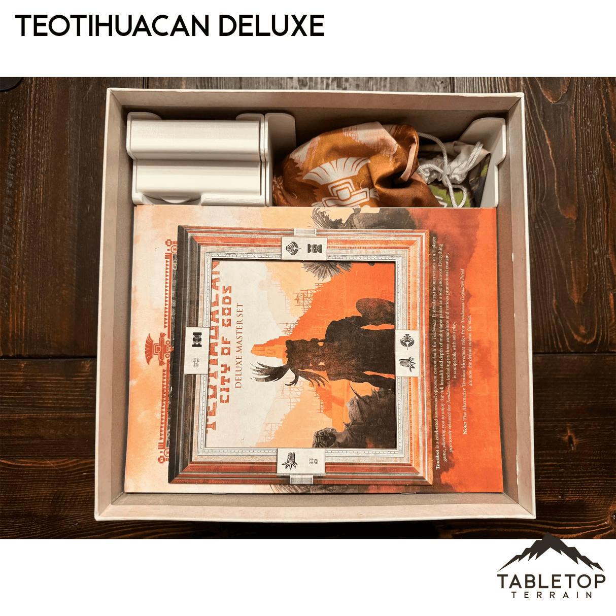 Tabletop Terrain Board Game Insert Teotihuacan Deluxe Master Set Board Game Insert / Organizer