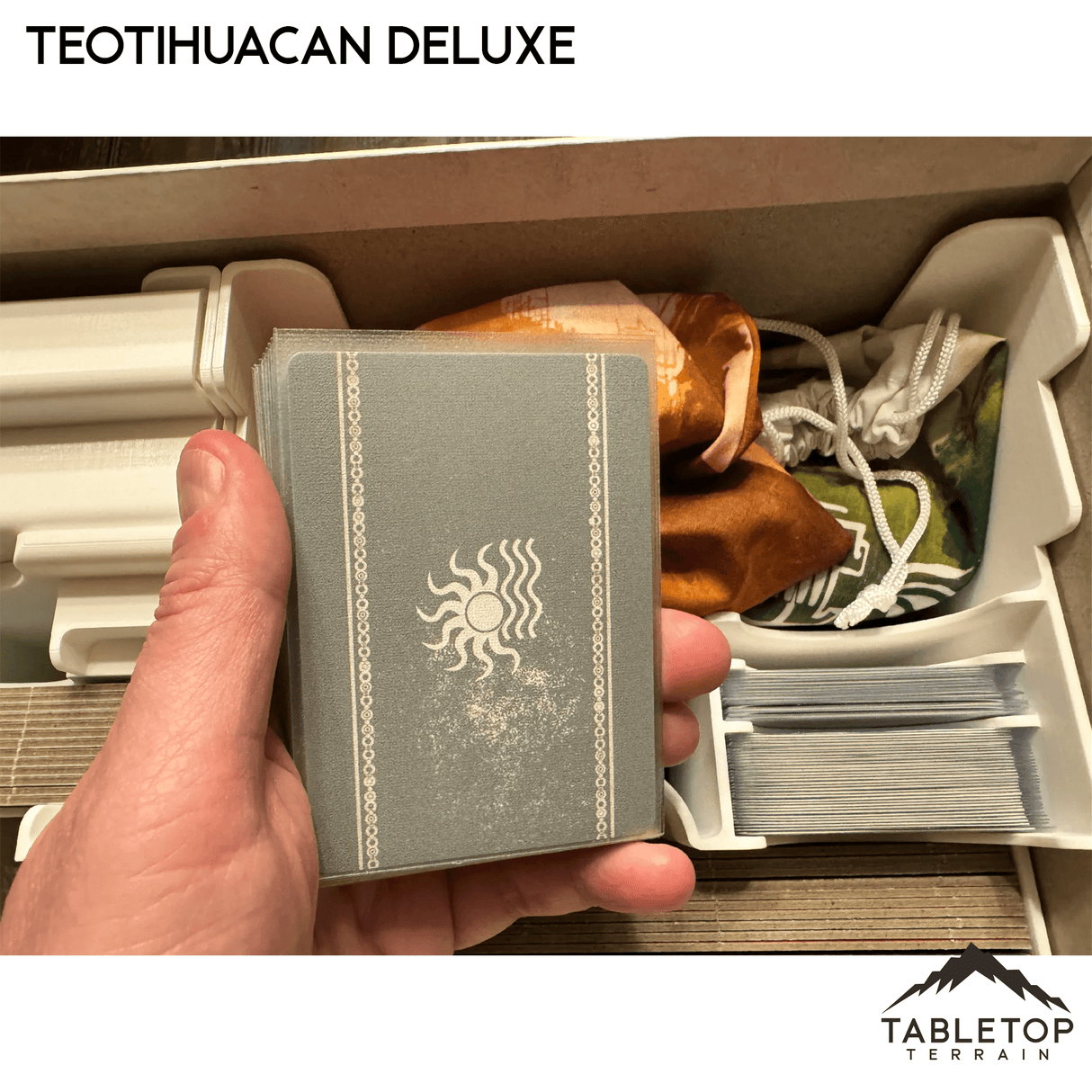 Tabletop Terrain Board Game Insert Teotihuacan Deluxe Master Set Board Game Insert / Organizer
