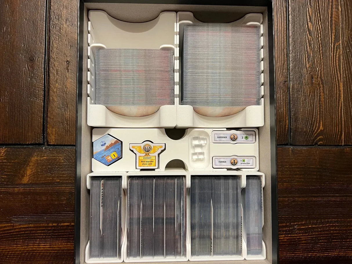 Tabletop Terrain Board Game Insert Terraforming Mars Ares Expedition + Expansions Board Game Insert / Organizer