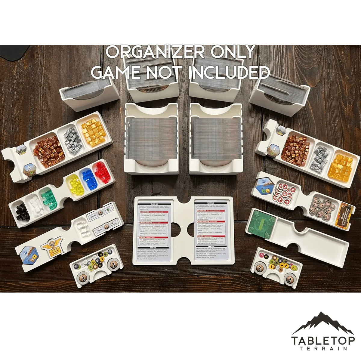 Terraforming Mars Ares Expedition + Expansions Board Game Insert / Org – Tabletop Terrain