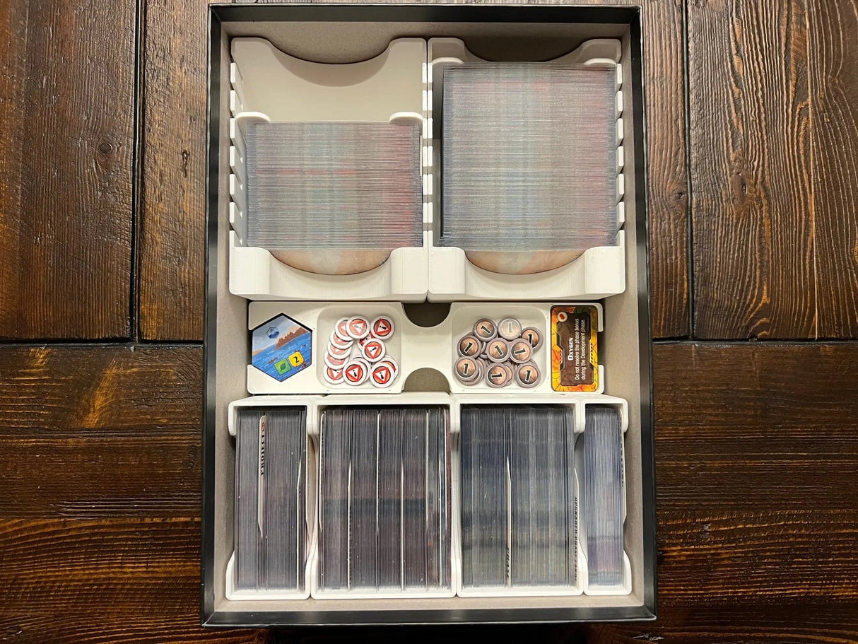 Tabletop Terrain Board Game Insert Terraforming Mars Ares Expedition + Expansions Board Game Insert / Organizer