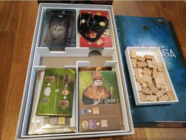 Tabletop Terrain Board Game Insert The West Kingdom Tomesaga Board Game Insert / Organizer