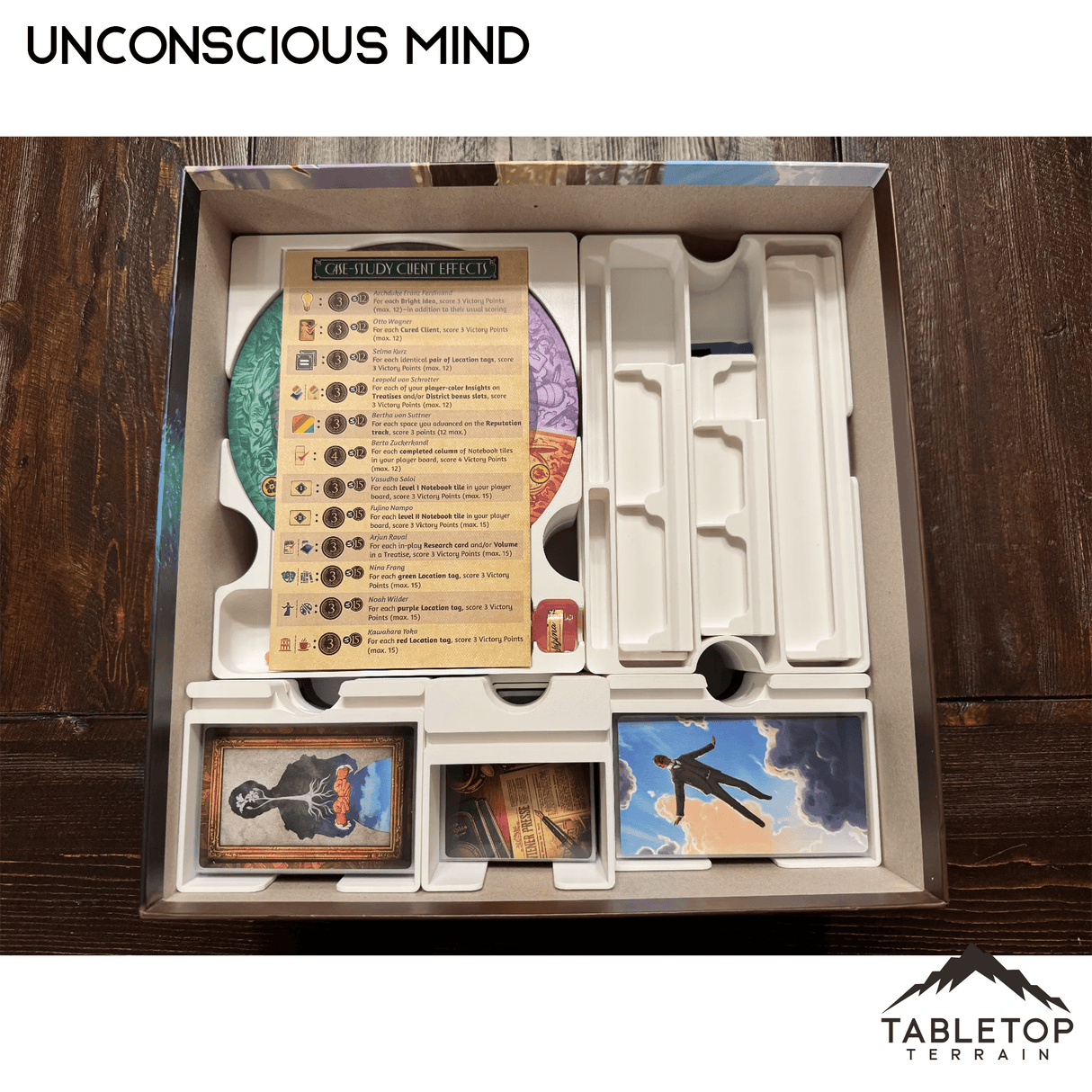 Tabletop Terrain Board Game Insert Unconscious Mind Board Game Insert / Organizer