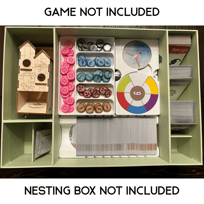 Tabletop Terrain Board Game Insert Wingspan Nesting Box Board Game Insert / Organizer