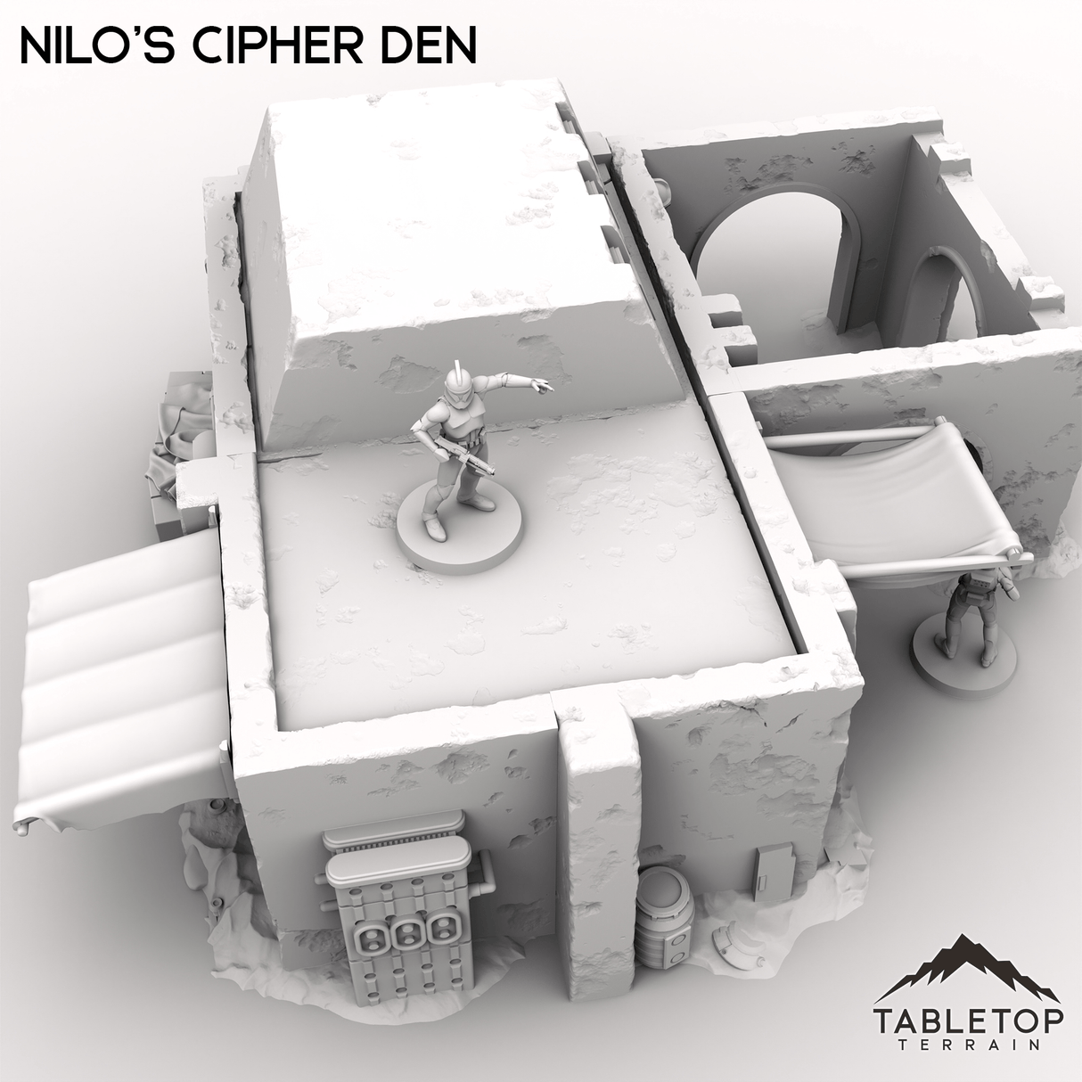 Tabletop Terrain Building 28/35mm Nilo's Cipher Den