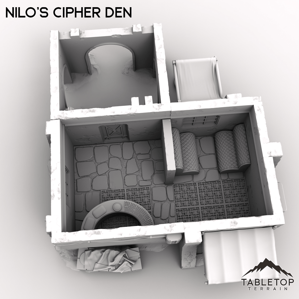 Tabletop Terrain Building 28/35mm Nilo's Cipher Den