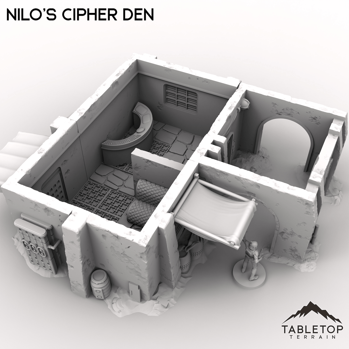 Tabletop Terrain Building 28/35mm Nilo's Cipher Den