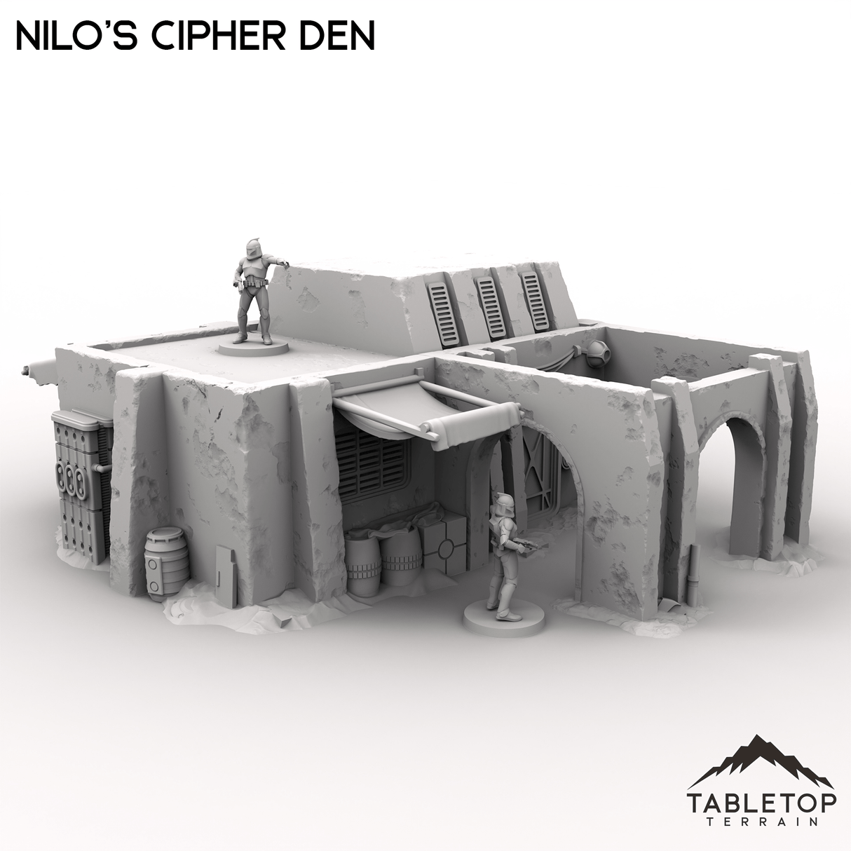 Tabletop Terrain Building 28/35mm Nilo's Cipher Den