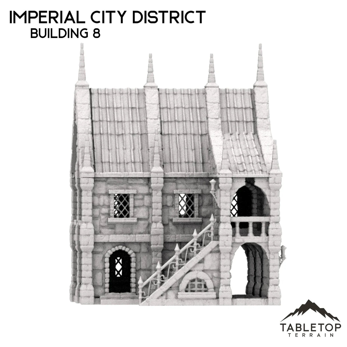 Tabletop Terrain Building 32mm / Building 8 Imperial City District