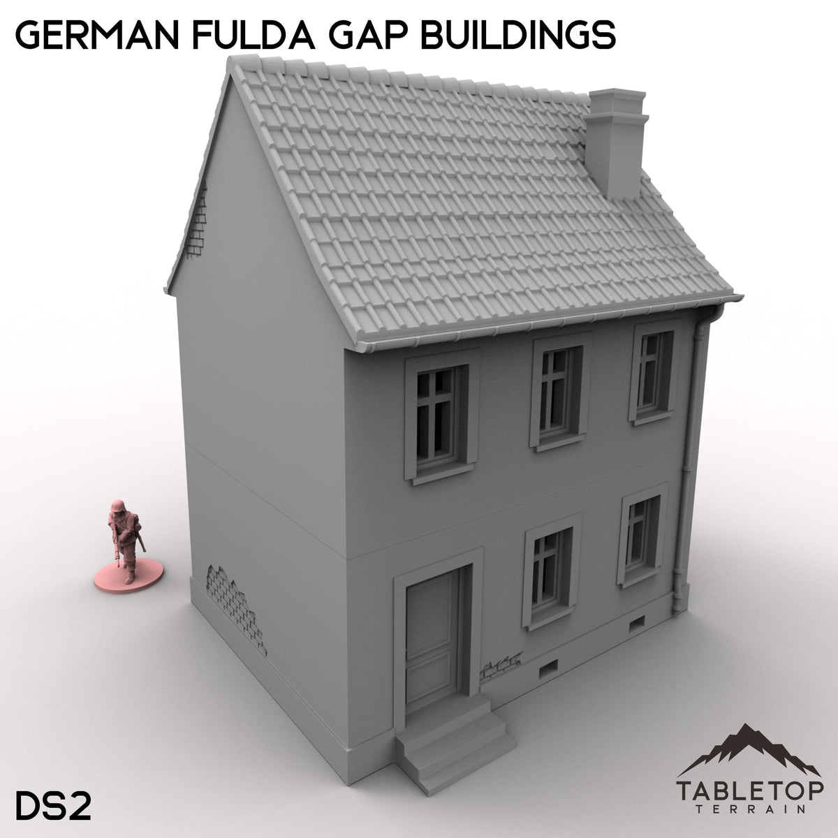 Tabletop Terrain Building 32mm / DS2 German Fulda Gap Buildings
