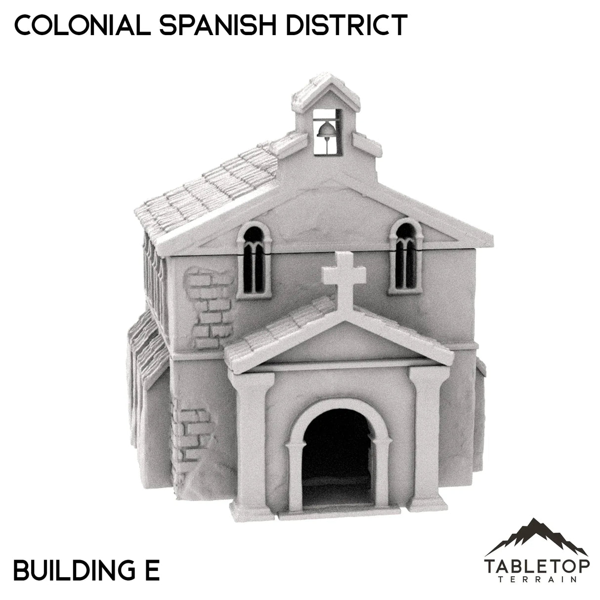 Tabletop Terrain Building 32mm / House E Colonial Spanish District