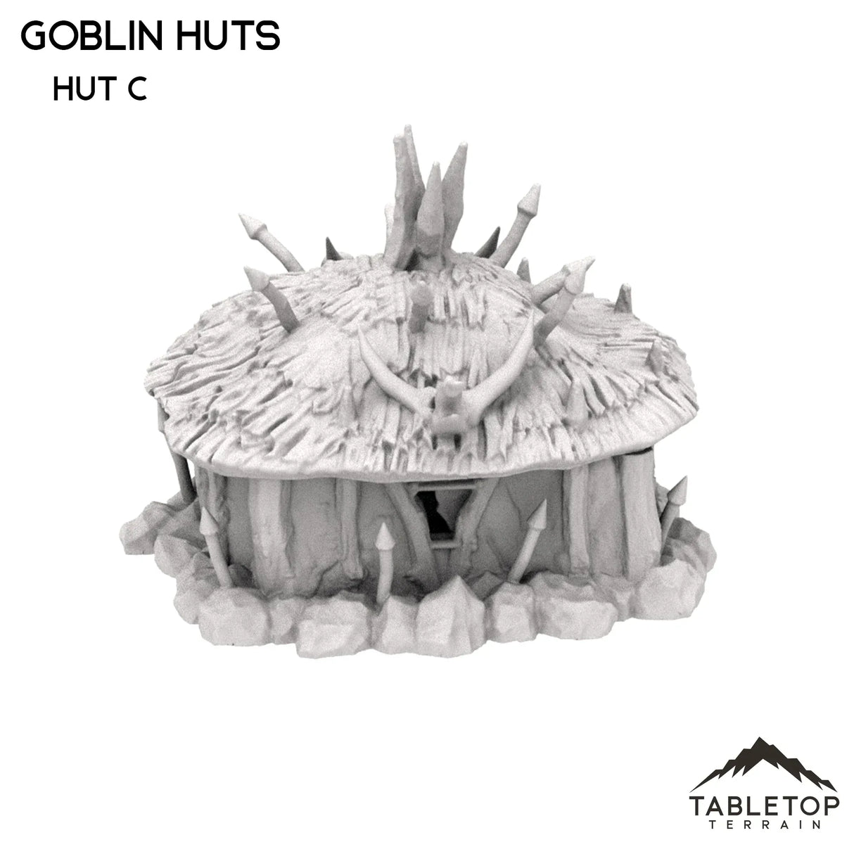 Tabletop Terrain Building 32mm / Hut C Goblin Huts