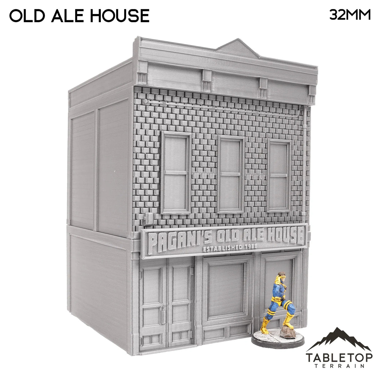Tabletop Terrain Building 40mm / Old Ale House Bleecker Street City Block