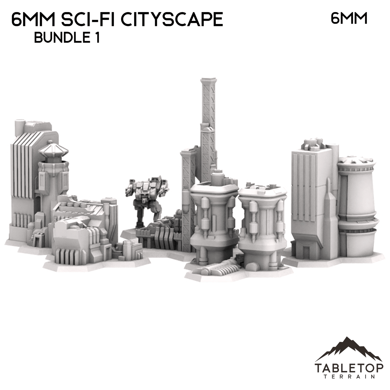 6mm Sci-Fi Cityscape Collection