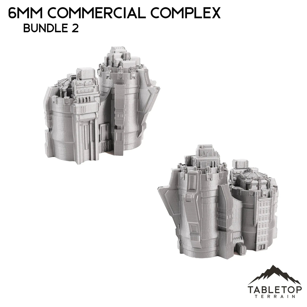 Tabletop Terrain Building 6mm Sci-Fi Commercial Complex Bundle 2