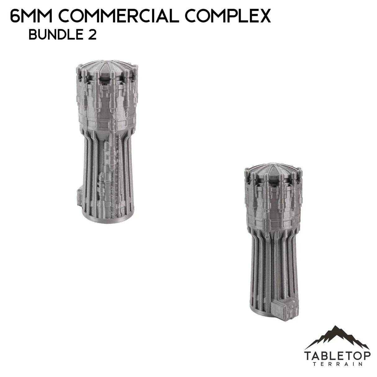 Tabletop Terrain Building 6mm Sci-Fi Commercial Complex Bundle 2
