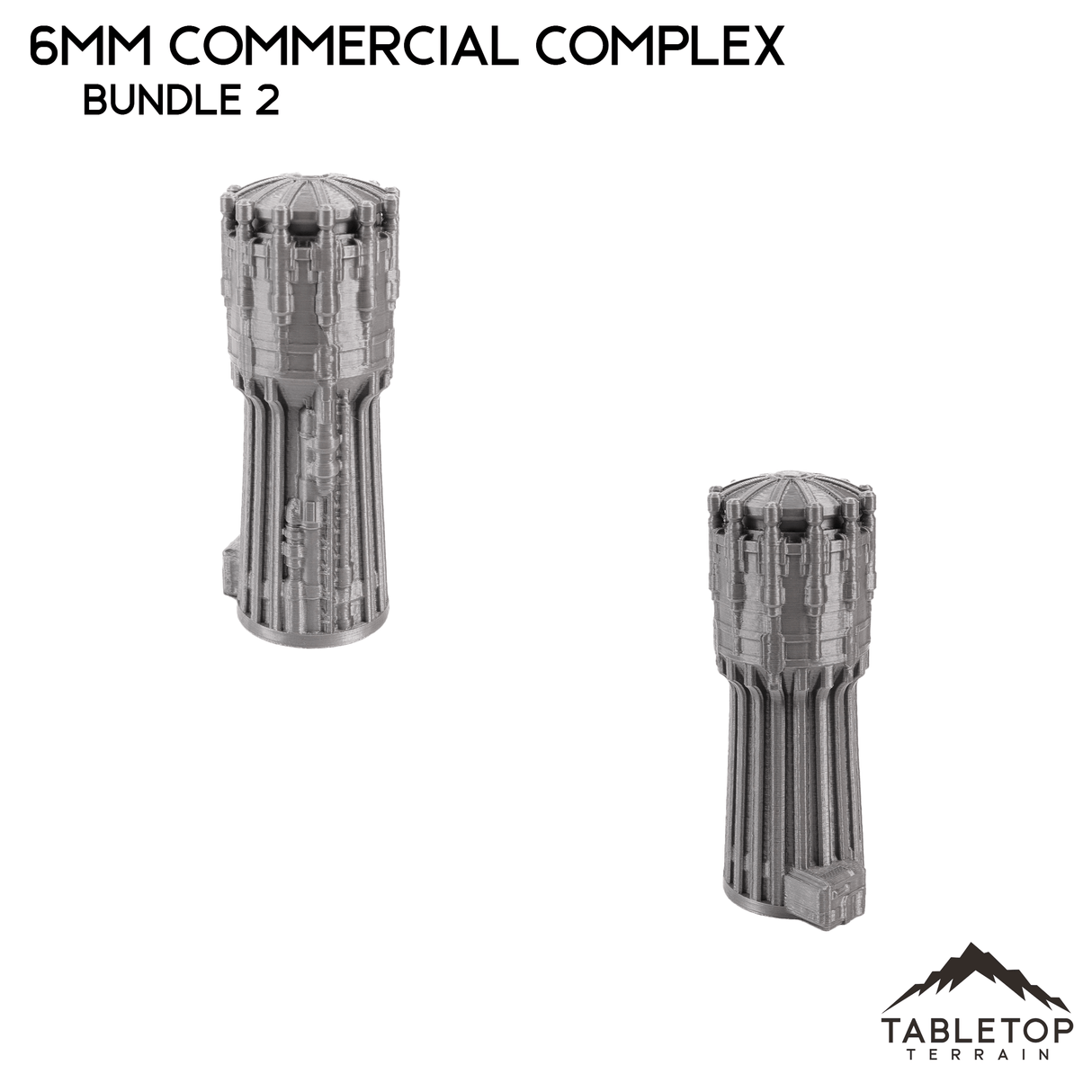 Tabletop Terrain Building 6mm Sci-Fi Commercial Complex Bundle 2