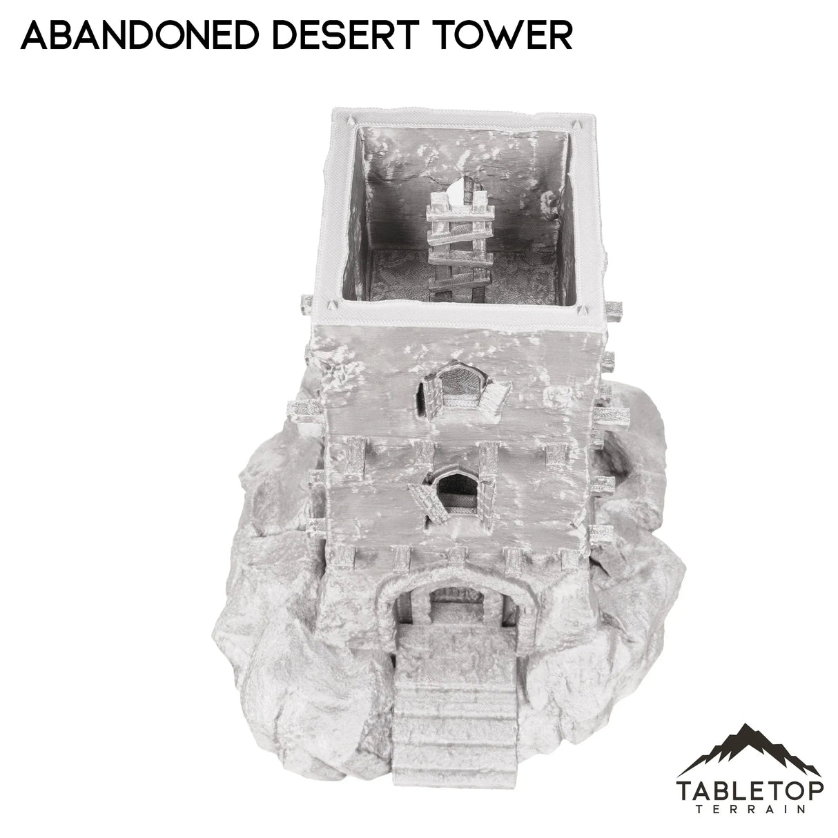 Tabletop Terrain Building Abandoned Desert Tower