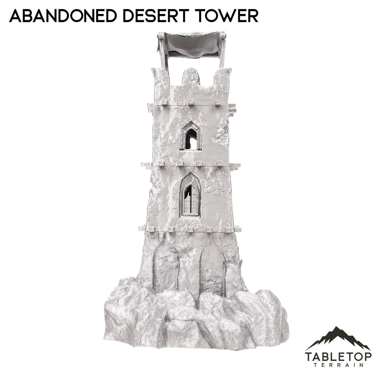 Tabletop Terrain Building Abandoned Desert Tower