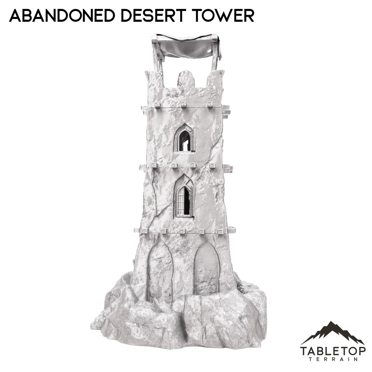 Tabletop Terrain Building Abandoned Desert Tower