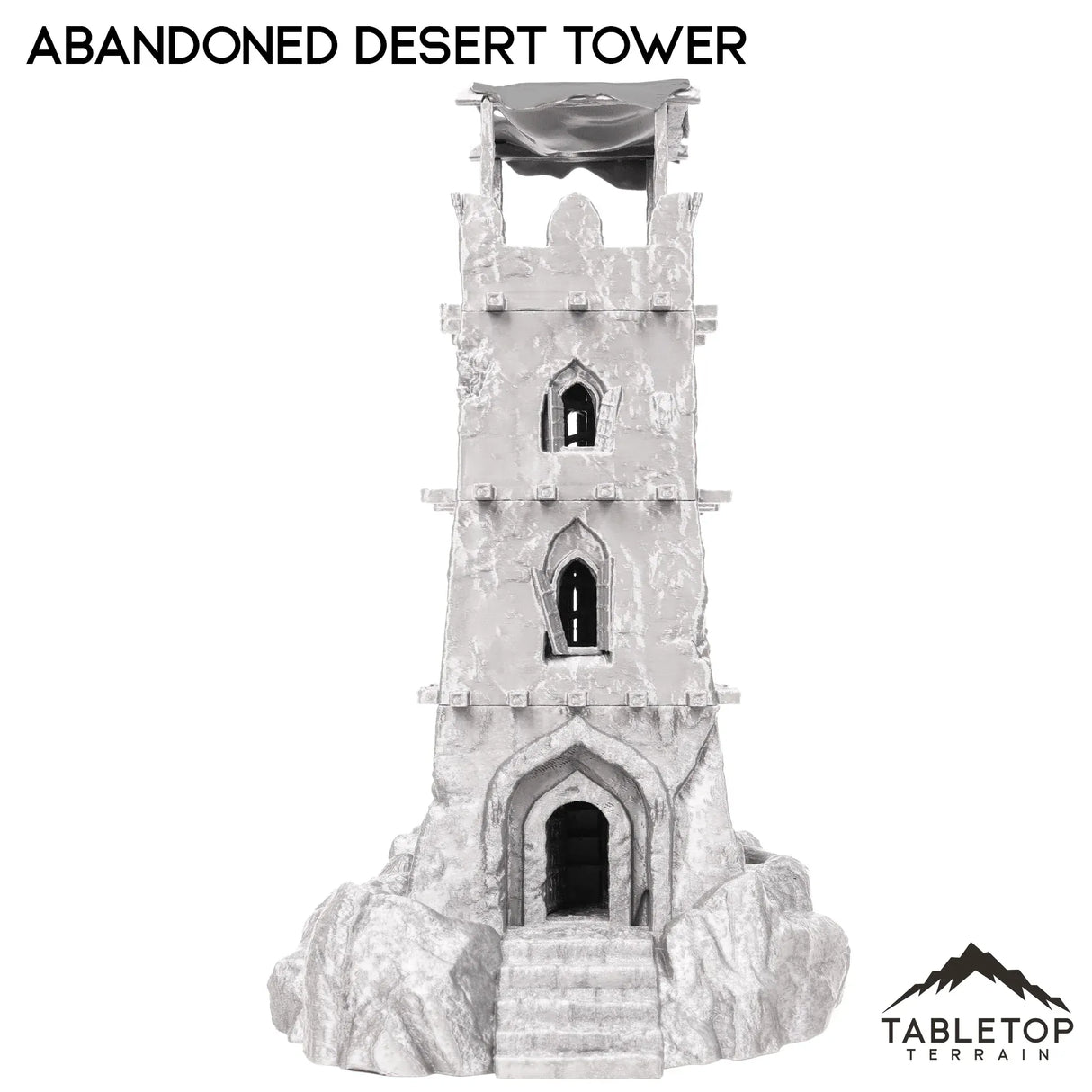 Tabletop Terrain Building Abandoned Desert Tower