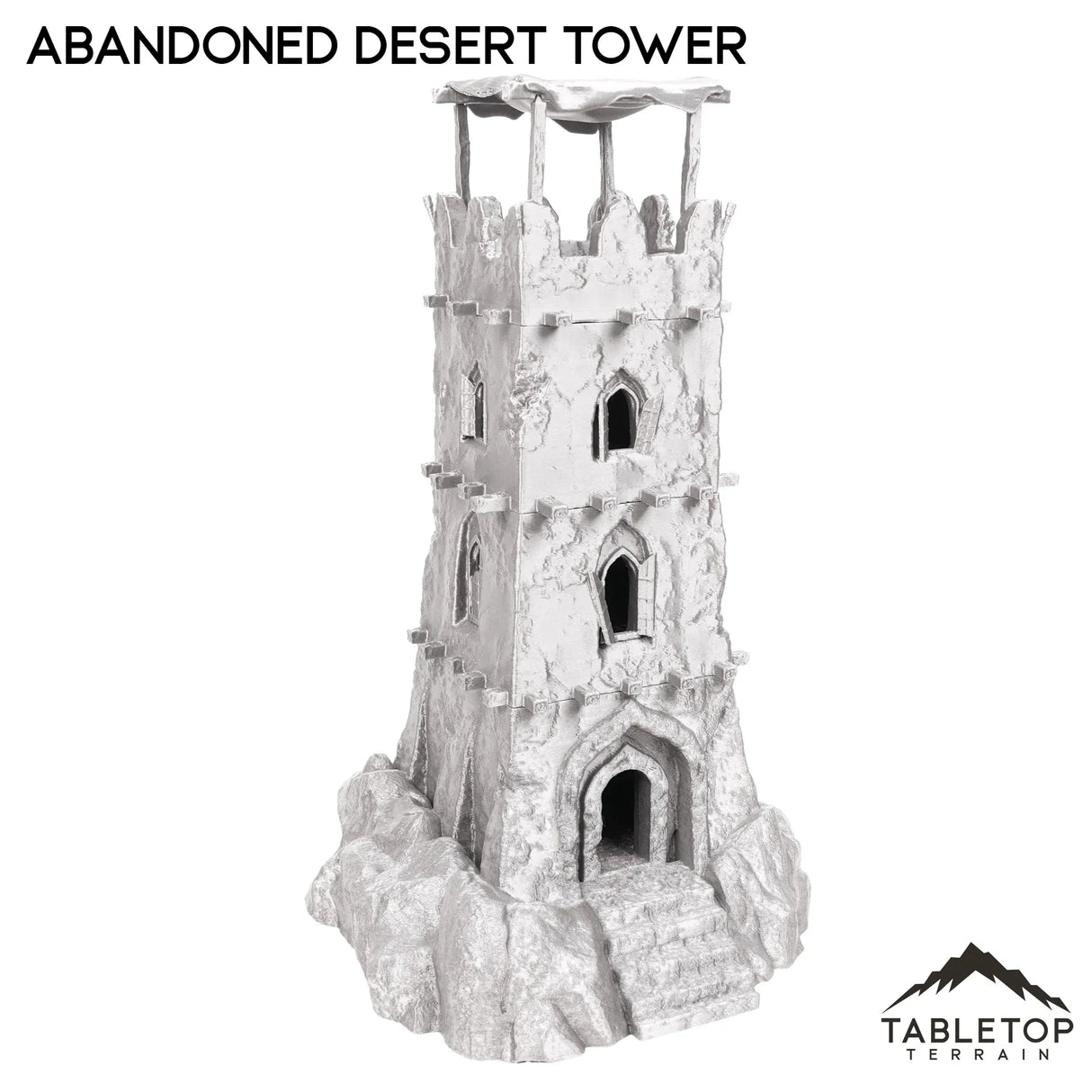Tabletop Terrain Building Abandoned Desert Tower