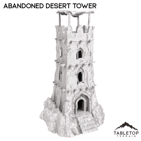 Tabletop Terrain Building Abandoned Desert Tower