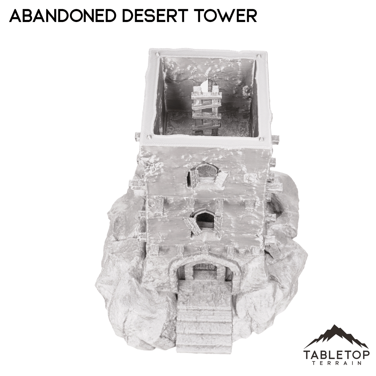 Tabletop Terrain Building Abandoned Desert Tower
