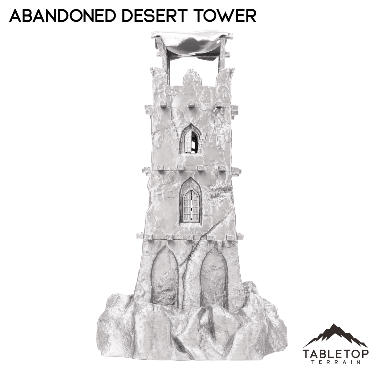 Tabletop Terrain Building Abandoned Desert Tower