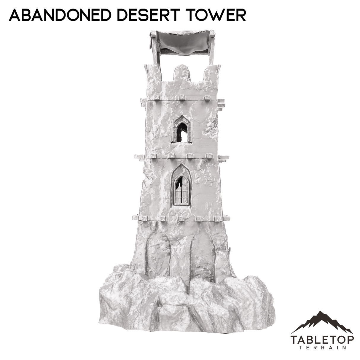 Tabletop Terrain Building Abandoned Desert Tower