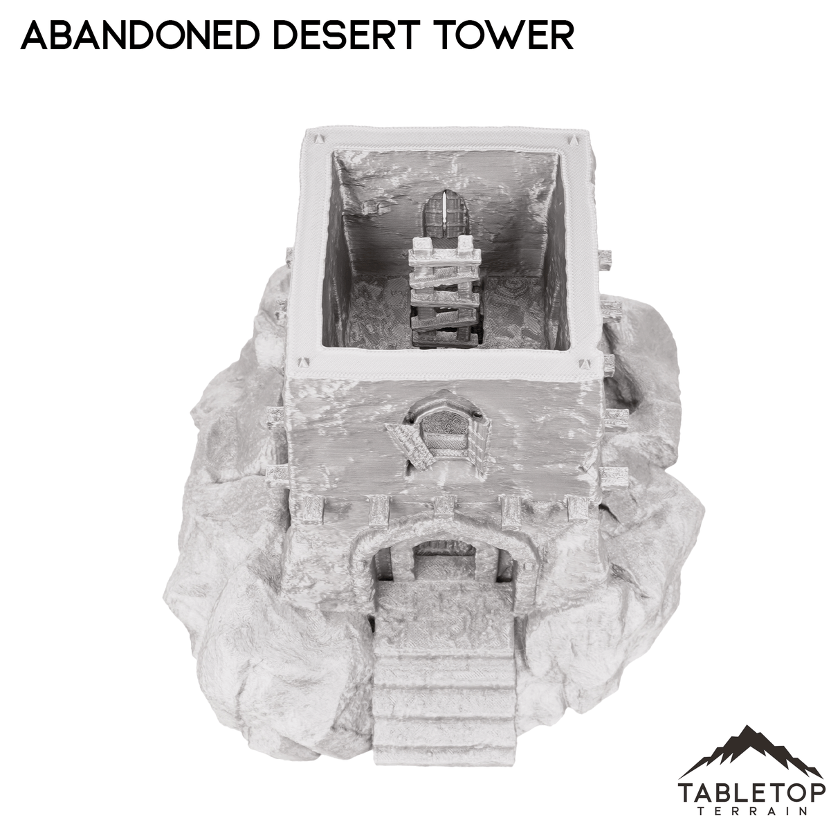 Tabletop Terrain Building Abandoned Desert Tower