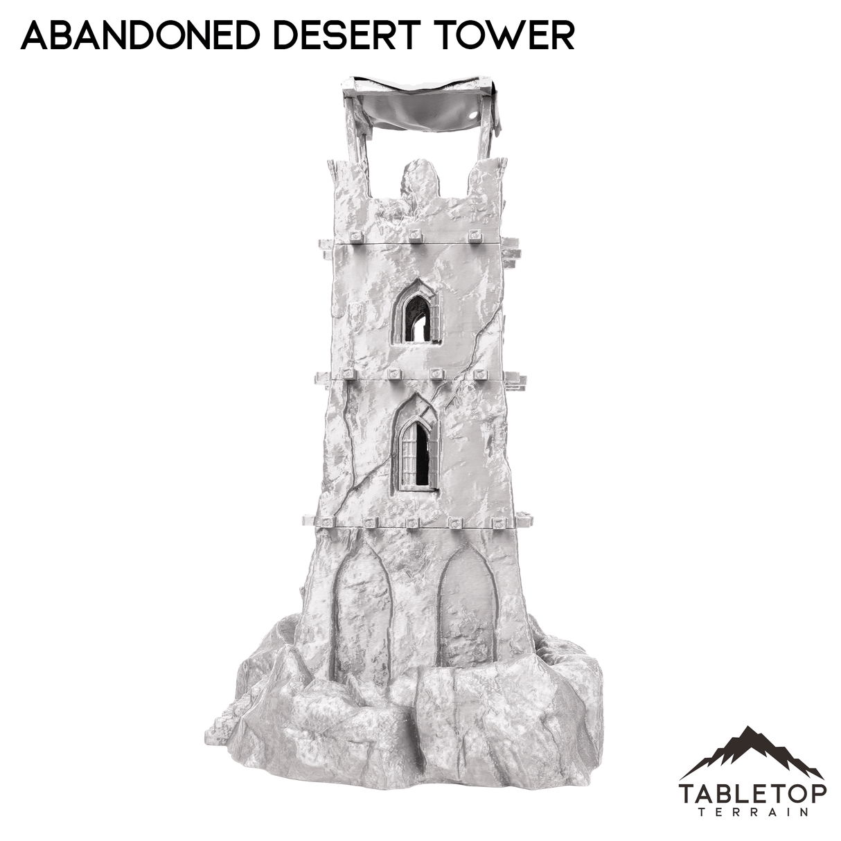 Tabletop Terrain Building Abandoned Desert Tower