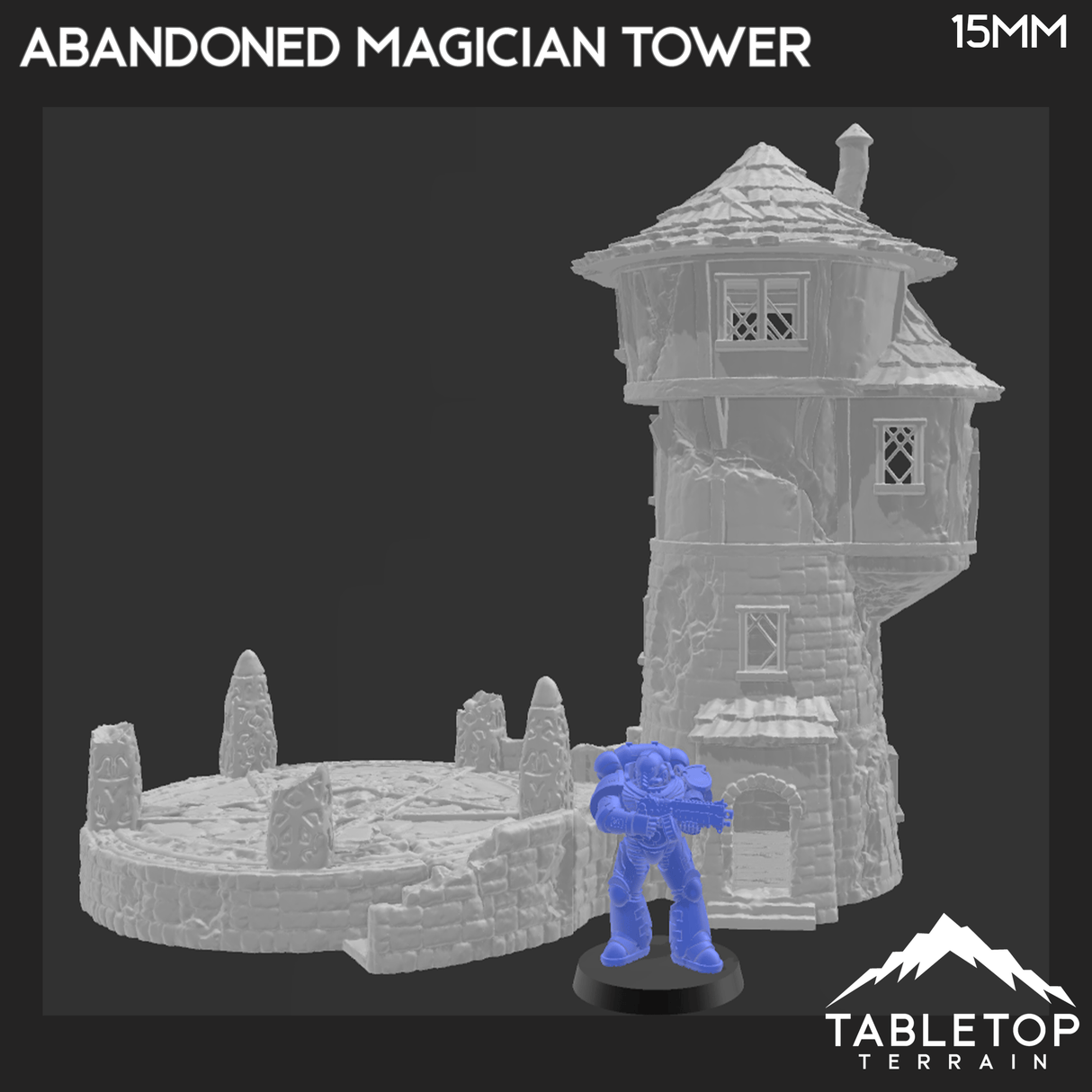 Tabletop Terrain Building Abandoned Magician Tower