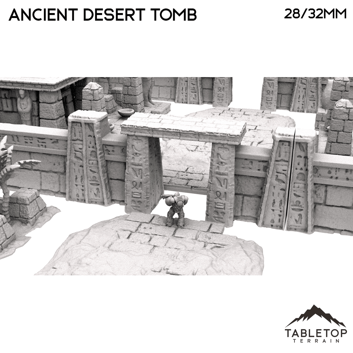 Tabletop Terrain Building Ancient Desert Tomb