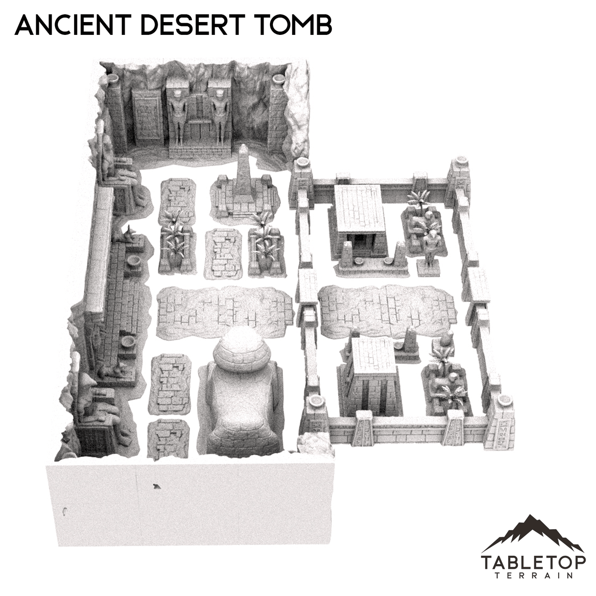 Tabletop Terrain Building Ancient Desert Tomb