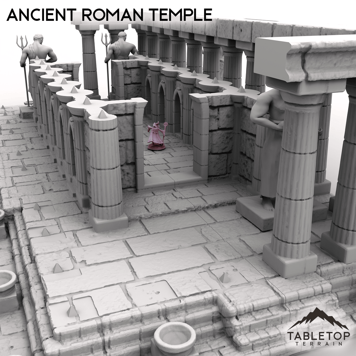 Tabletop Terrain Building Ancient Roman Temple