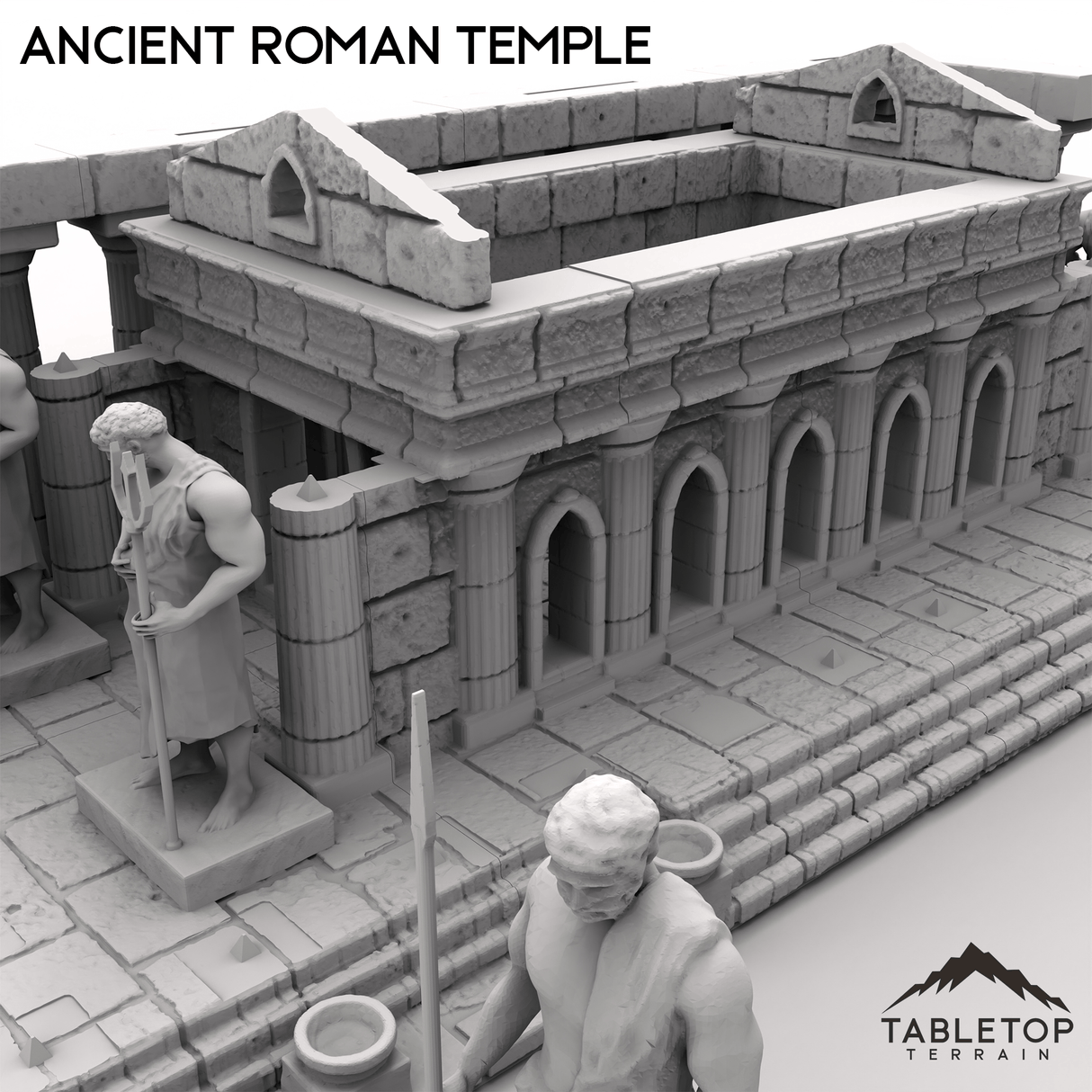 Tabletop Terrain Building Ancient Roman Temple