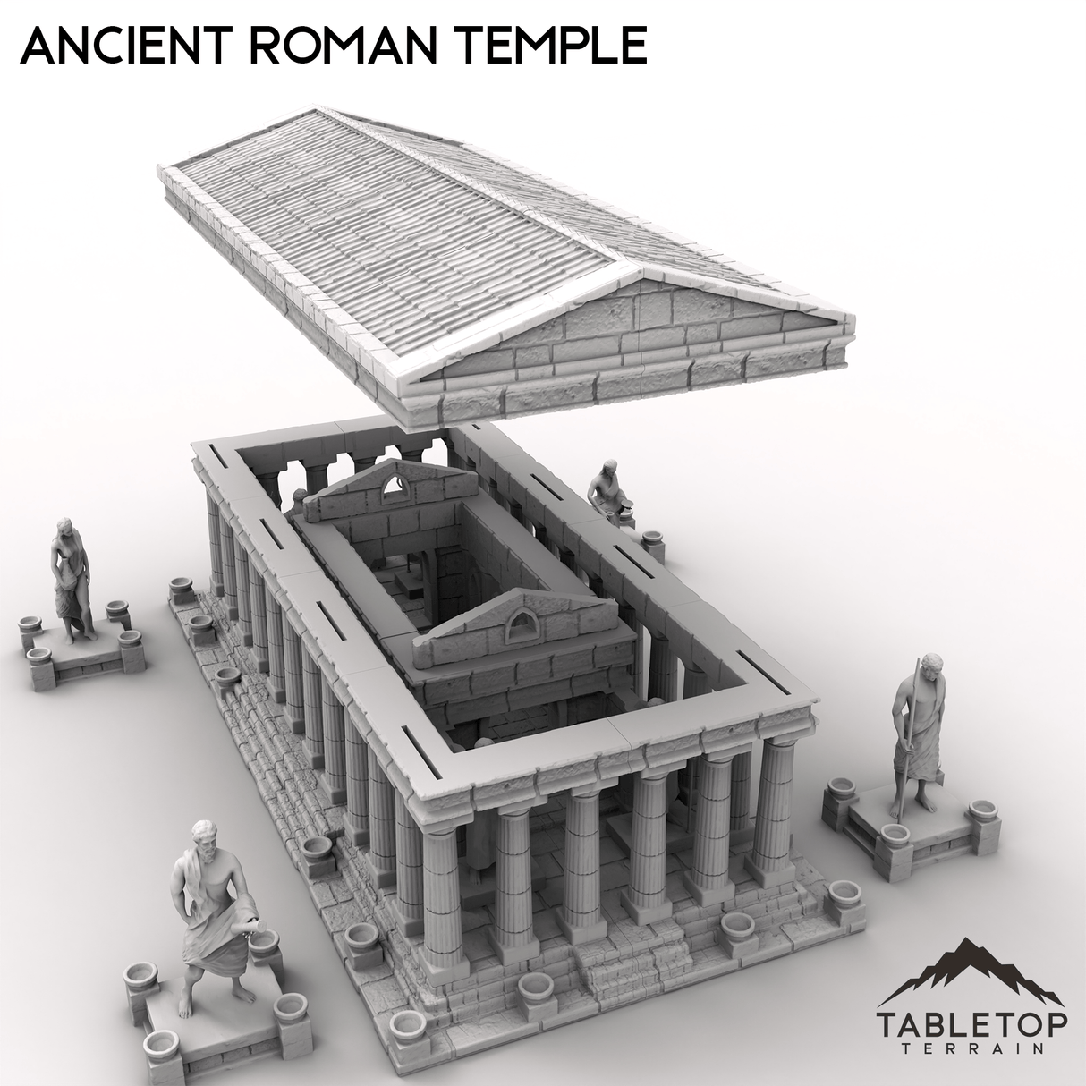 Tabletop Terrain Building Ancient Roman Temple