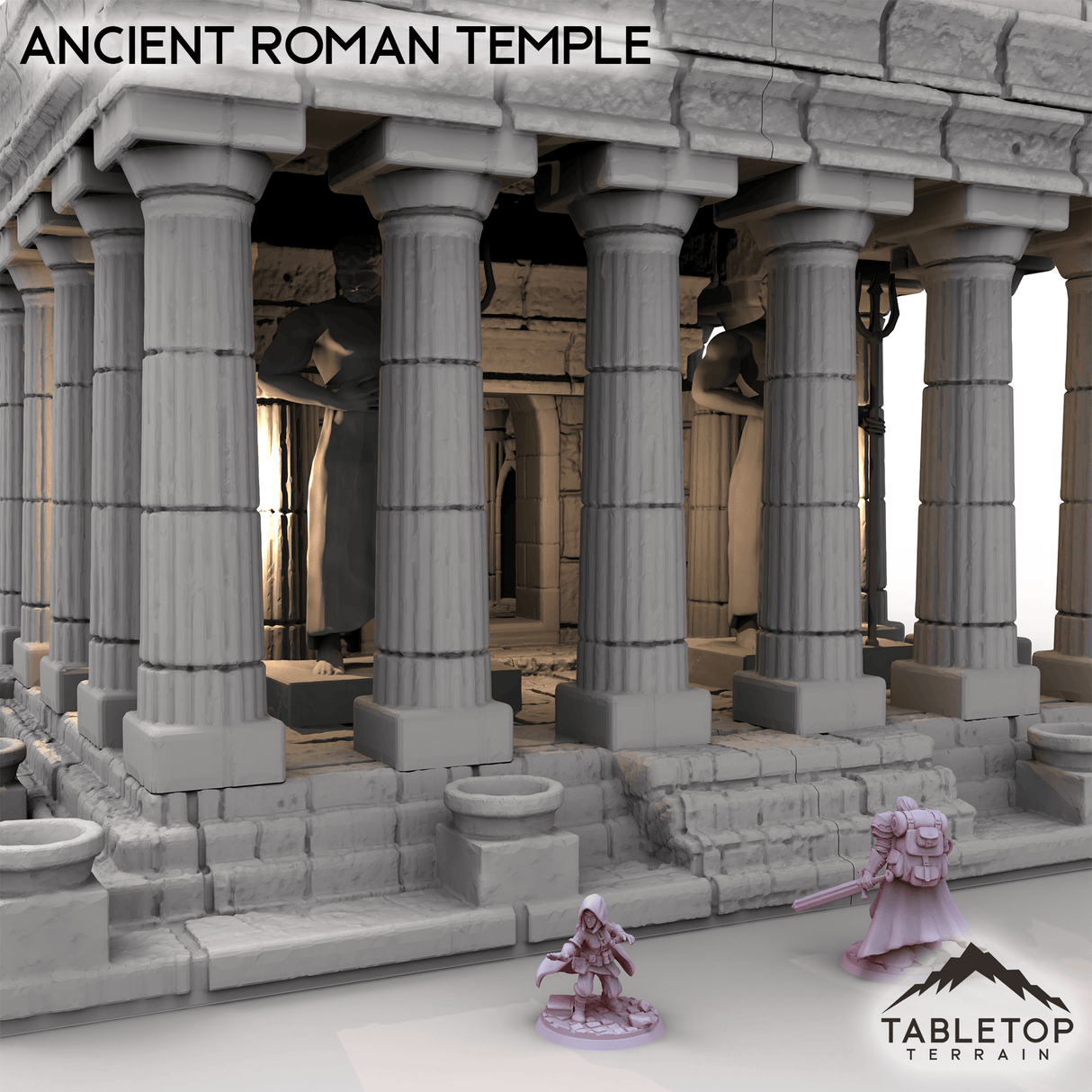 Tabletop Terrain Building Ancient Roman Temple